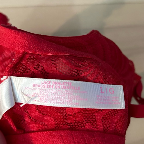 Victoria’s Secret PINK Brand Lace Bralette Size Large - Picture 6 of 10